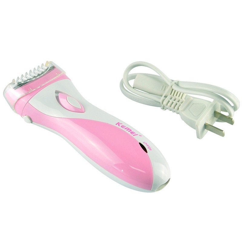 KEMEI 3018 Woman Clipper - Alat Cukur Wanita Lady Shaver Remover Cukuran Bulu Sensitif Kaki Ketiak Ketek