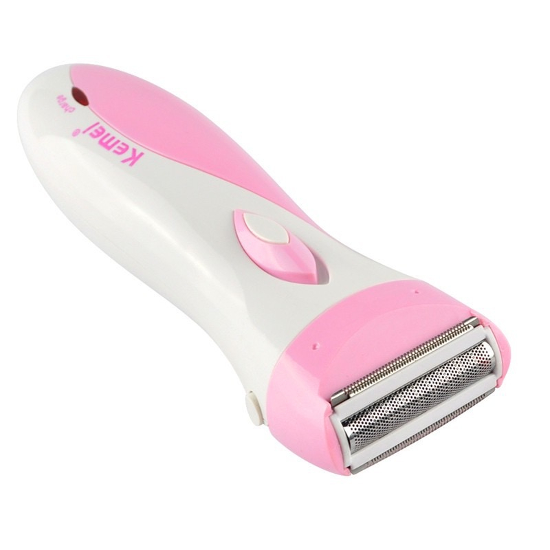 KEMEI 3018 Woman Clipper - Alat Cukur Wanita Lady Shaver Remover Cukuran Bulu Sensitif Kaki Ketiak Ketek