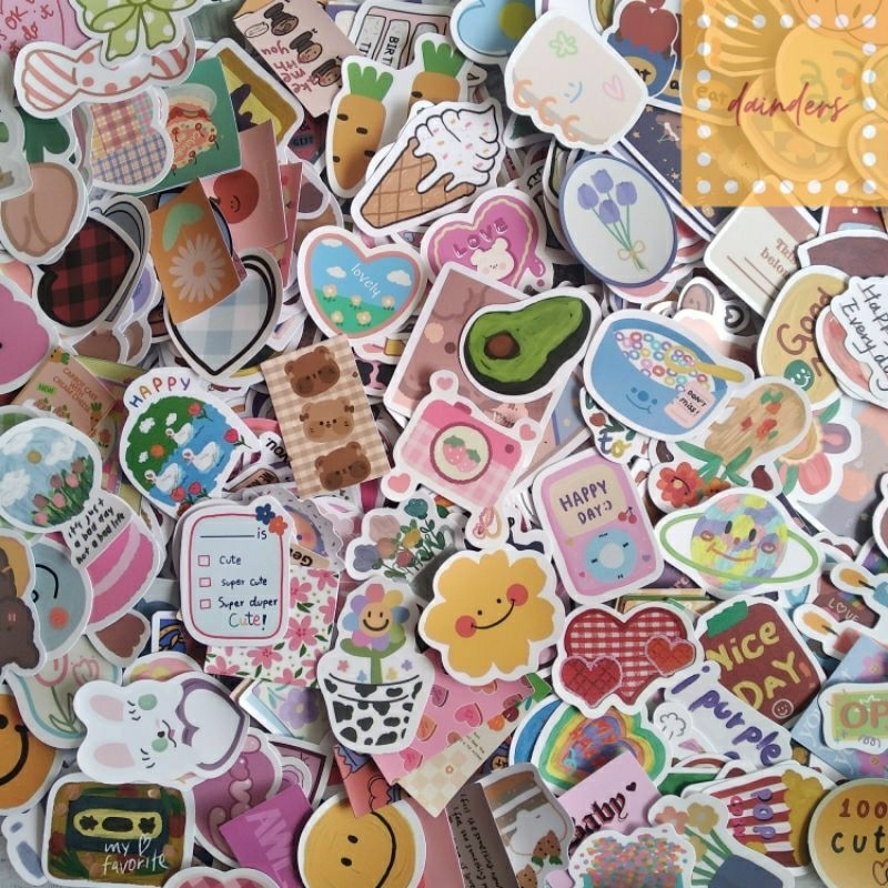 

10pcs Random Stiker Aesthetic Lucu / Sticker Pack