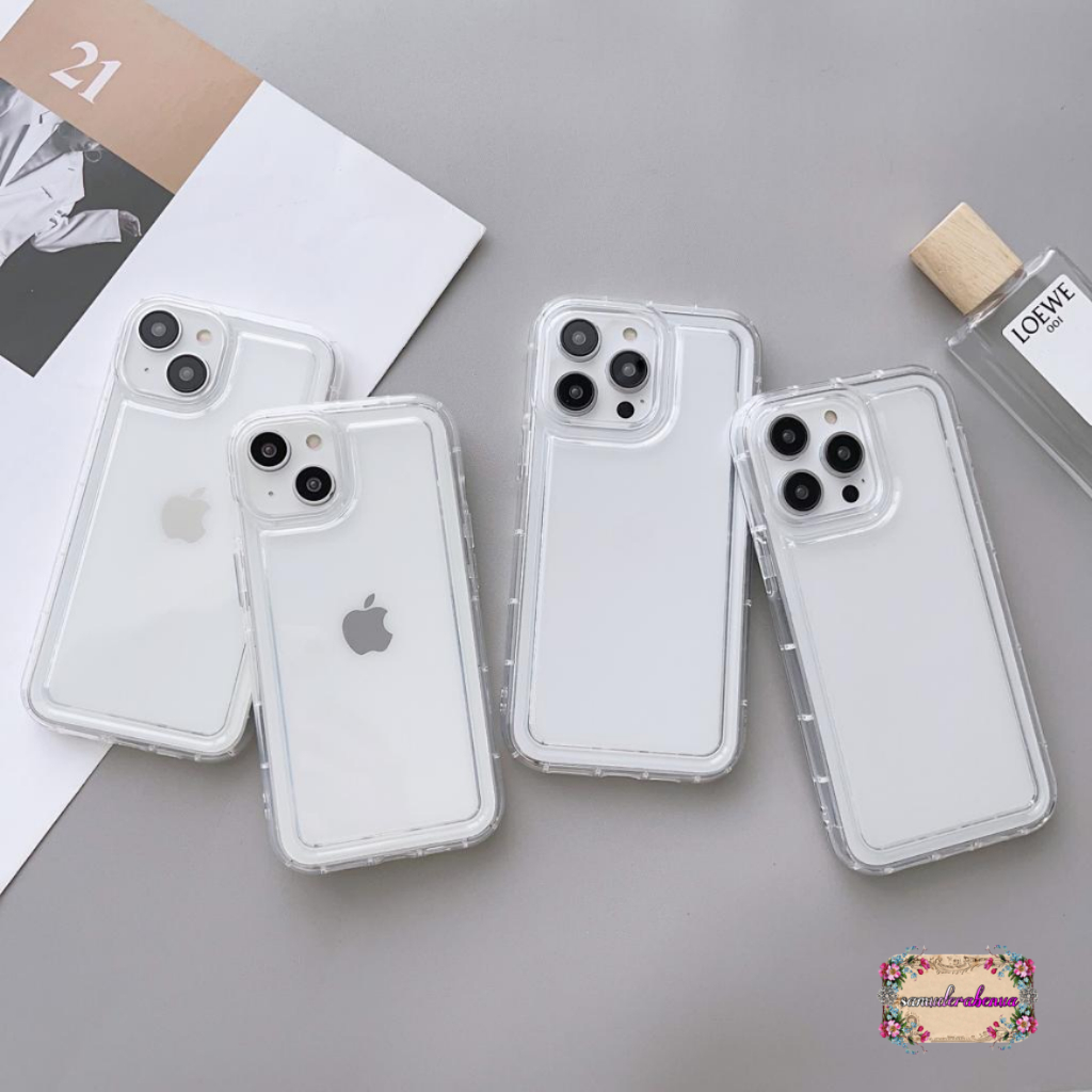 SOFTCASE SILICONE AIR BAG CLEAR CASE FOR IPHONE 6 6S 6+ 7 8 7+ 8+ X XS XR 11 12 13 14 PROMAX SB5560