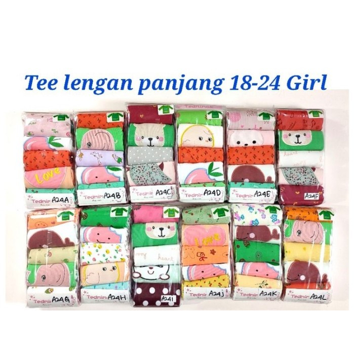 ATASAN PENDEK BAYI 6-24M TEES BLUEFLY KAOS LENGAN PENDEK BAYI ISI 5 PCS (SNI) / TEE LENGAN PENDEK KATUN SNI