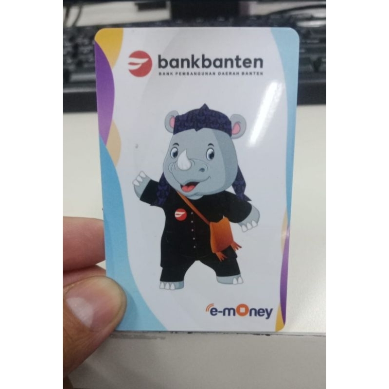 KARTU E MONEY TOLL EMONEY MANDIRI EDISI BANK BANTEN NOT FLAZZ  BCA BRIZZI TAPCASH