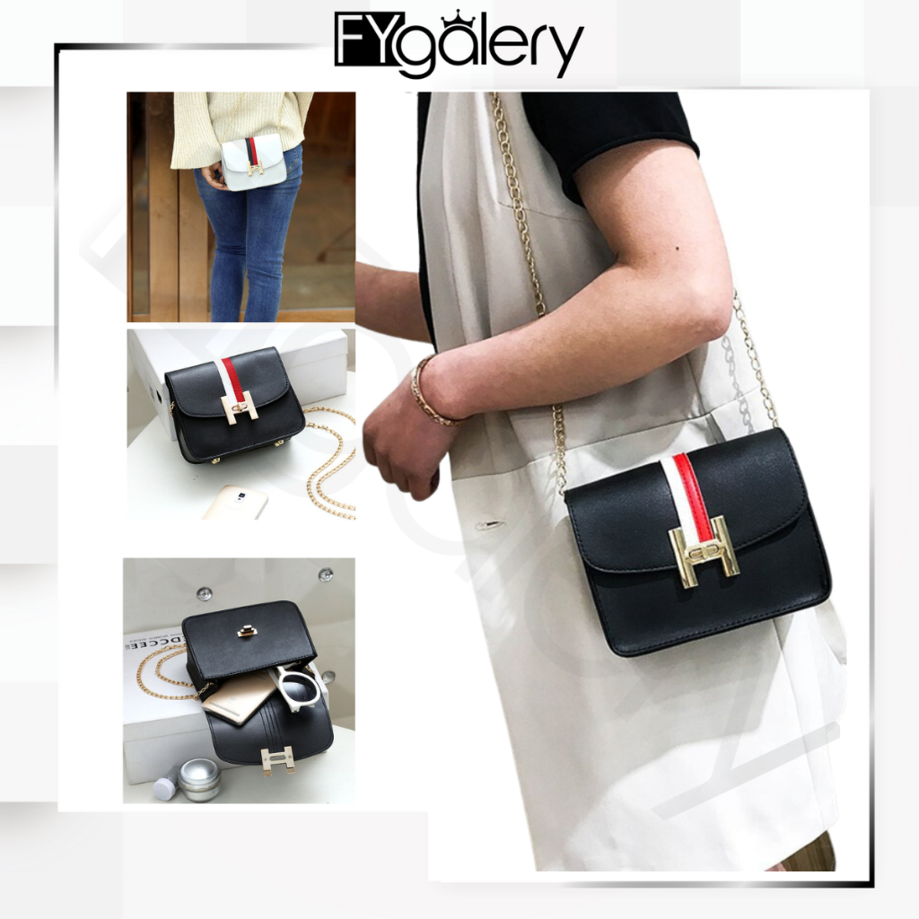 FYGALERY FYG1165 Tas Sling Bag Fashion Korea Tas Selempang Tas