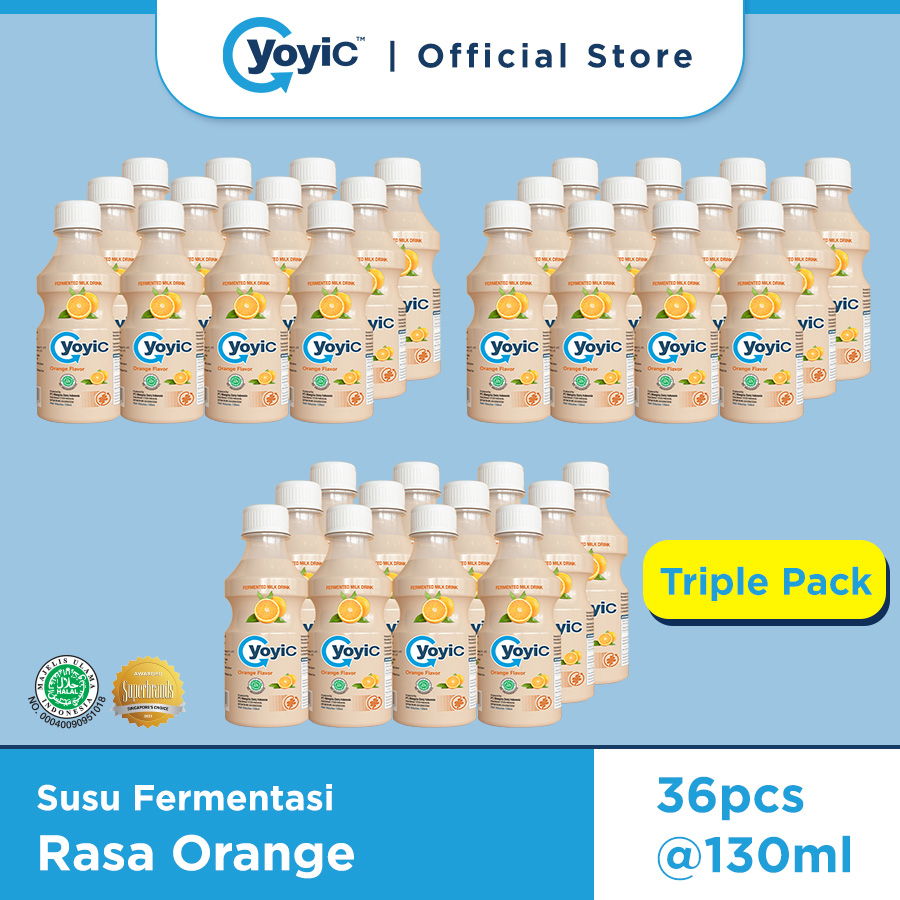 Triple Pack Yoyic Orange [36pcs x 130ml]