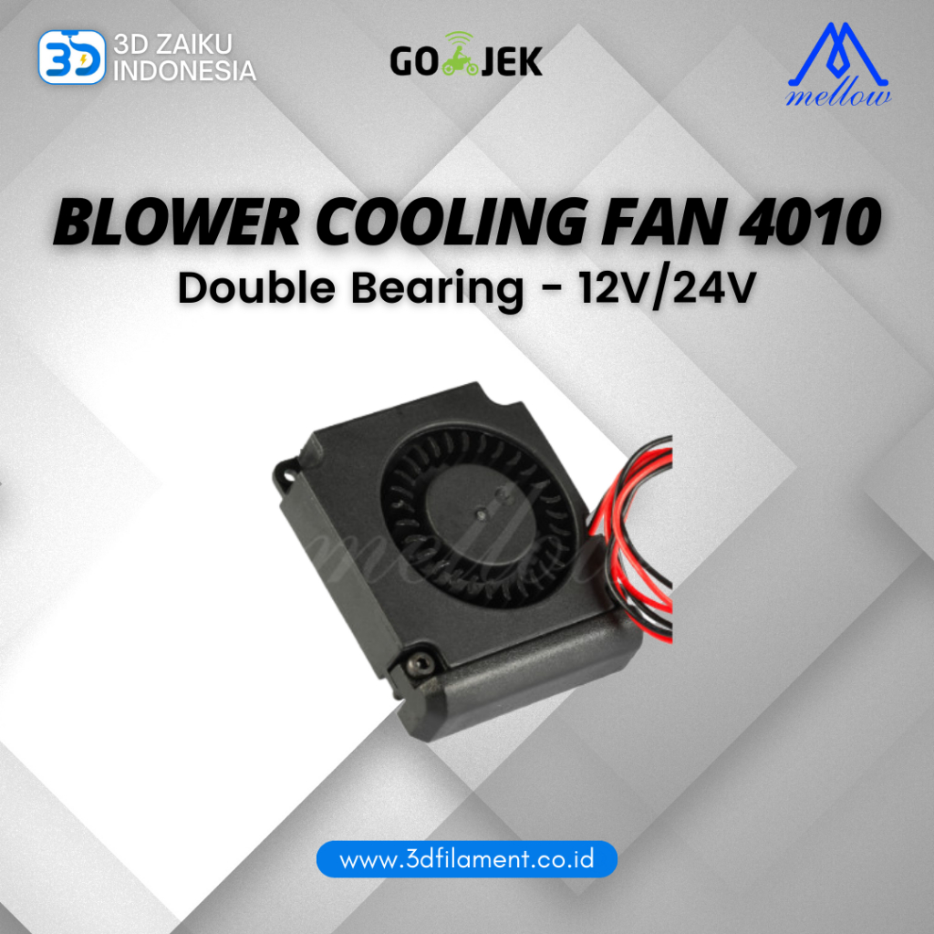 Original Mellow 3D Printer Blower Cooling Fan 4010 Double Bearing