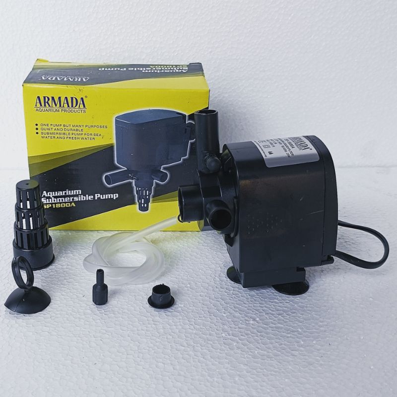 Mesin pompa ARMADA SP 1800 A DUS KUNING filter celup aquarium power head akuarium powerhead ph submersibkr