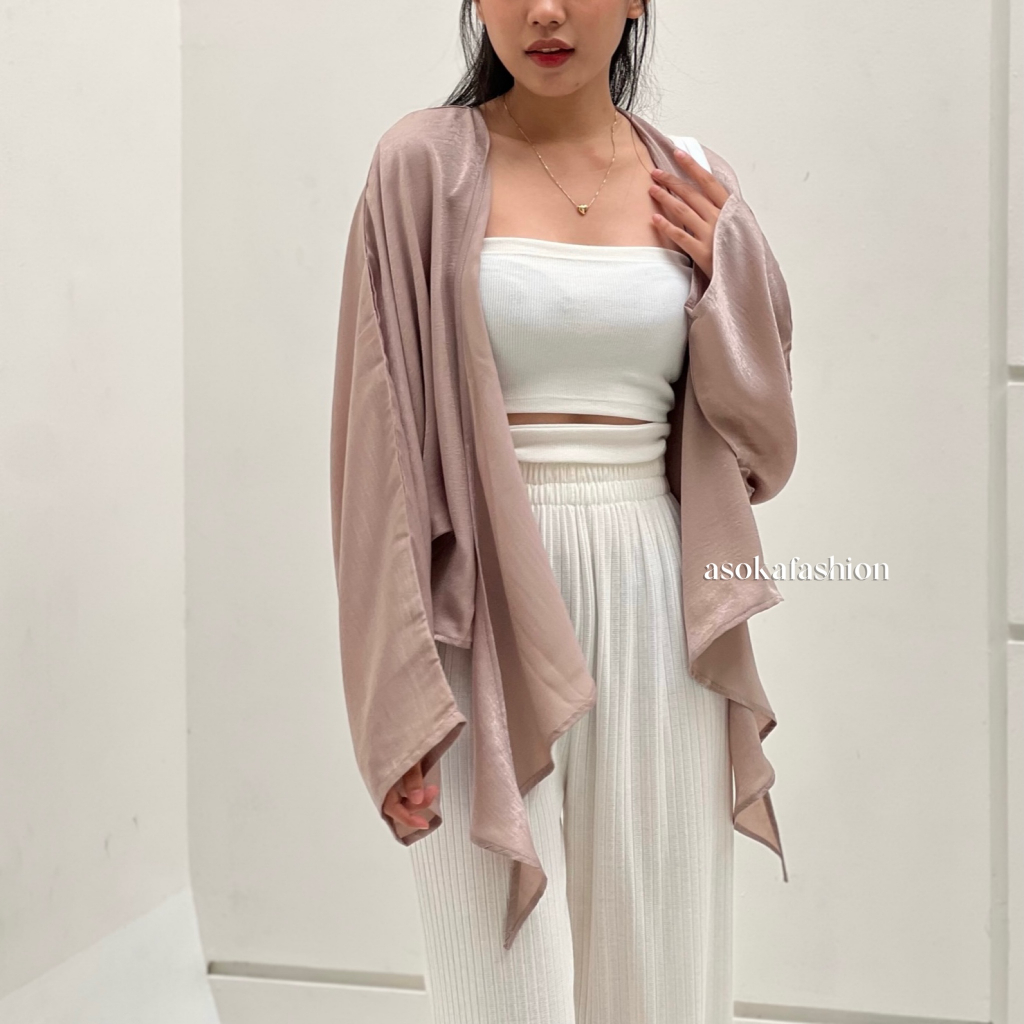 ASOKA Ryn Outer 1930 - Cardigan Outer Silk - Atasan Wanita Kimono