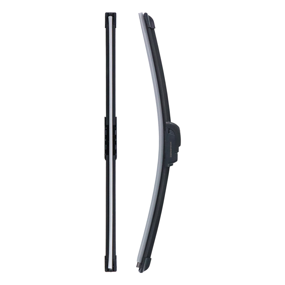 Wiper Kaca Mobil Frameless Blade U Shape Hook 16 Inch - Black(CoverOren)