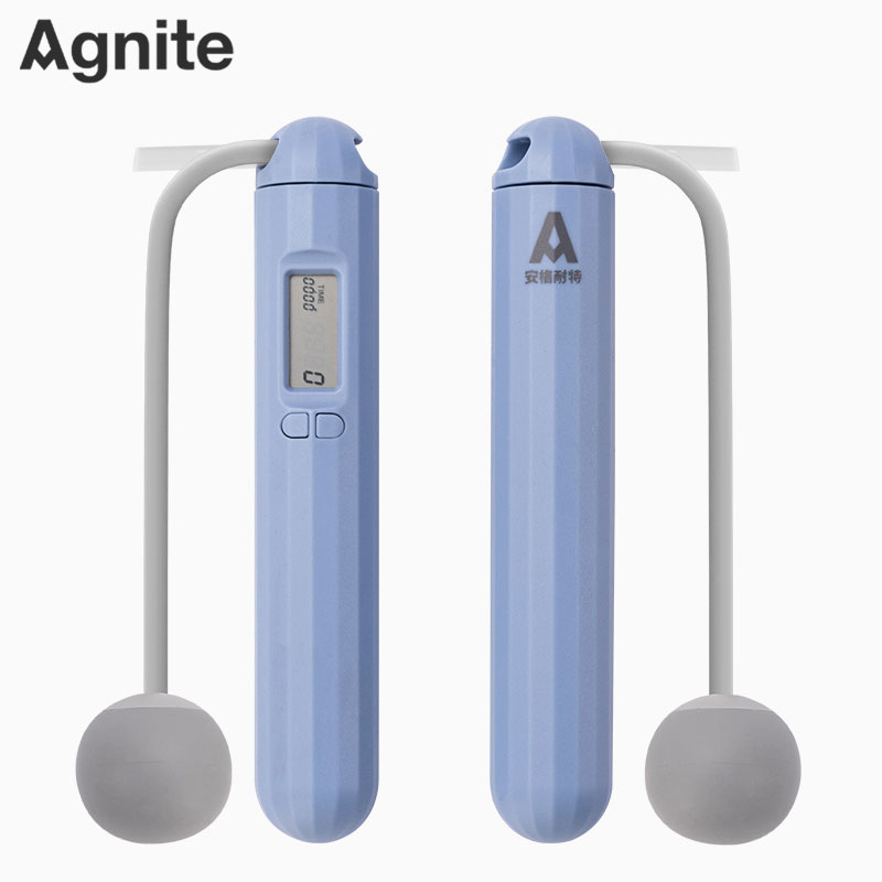 Agnite Tali Skipping Bola / Ropeless Jump Rope / Lompat Tali Digital Counter FT128