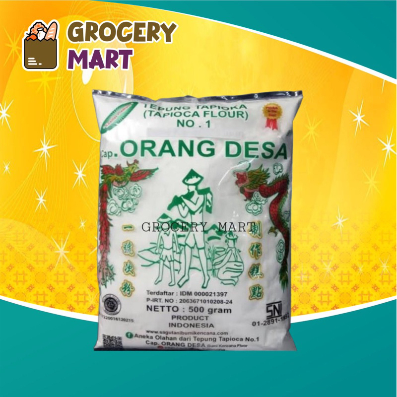 Tepung Sagu Tani Cap Orang Desa Bumi Kencana 1KG