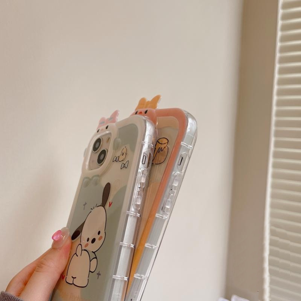 Case Vivo T1 Pro 5G Y12 Y15 Y17 Y30 Y30i Y50 Y91C Y93 Casing Cute Pochacco 3D Camera Monster Character Silicon Premium