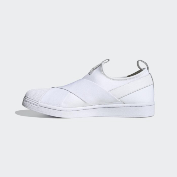 {MixaStore} ADIDAS ORIGINALS Sepatu Superstar Slip-on Pria Putih FW7052 - UK : 11 Diskon