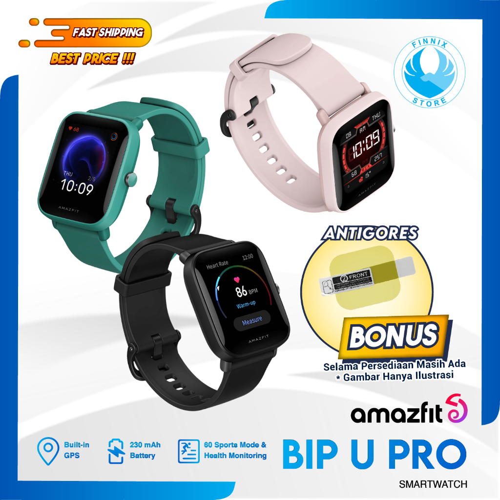 Amazfit Bip U PRO Series Smartwatch - Garansi Resmi