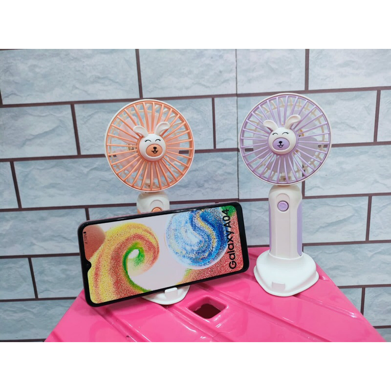 Kipas Angin Mini Portable HK-59/ Mini Fan USB Rechargeable Desktop Fan/Kipas Angin Travel