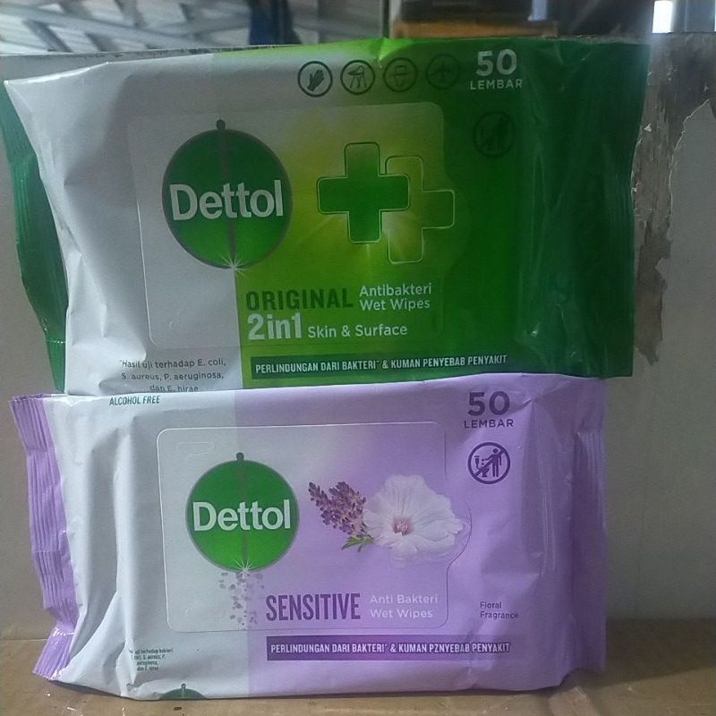 Dettol Tisue Basah 50Lembar