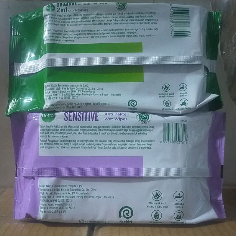 Dettol Tisue Basah 50Lembar