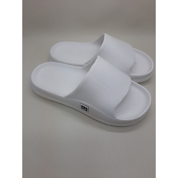 Sandal slop pria EVA PUTIH / Sandal rumah laki laki / Sendal slop pria / Sandal slide pria / Sandal slop / Sendal slop