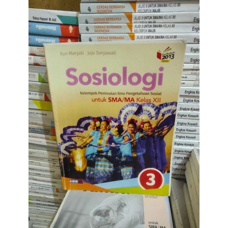 Buku Sosiologi SMA Kelas 12/3 Erlangga/Esis