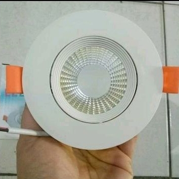 Lampu Downlight 1Led 5 watt down light + lampu putih / kuning lampu tembak lampu hias