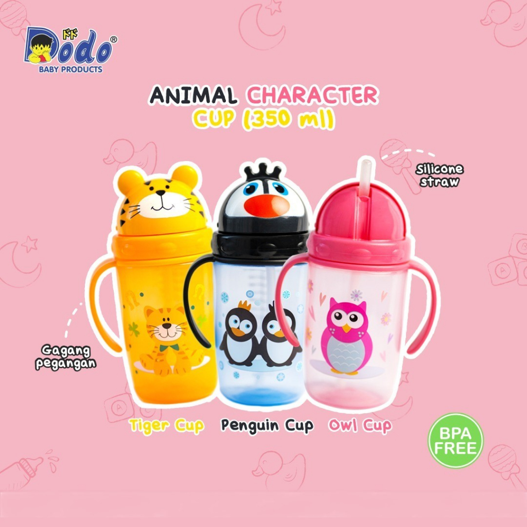 DODO Animal Character Cup/ Botol Minum Anak Karakter DDC008
