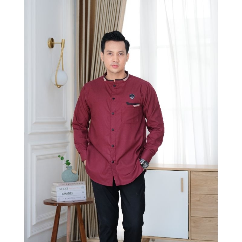 Ilnaaf Kemko Baju Koko Lengan Panjang Manset