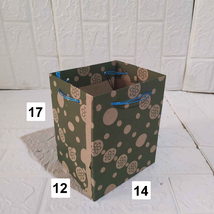 

Paperbag Toples / Donat motif Polkadot P14xL12xT17