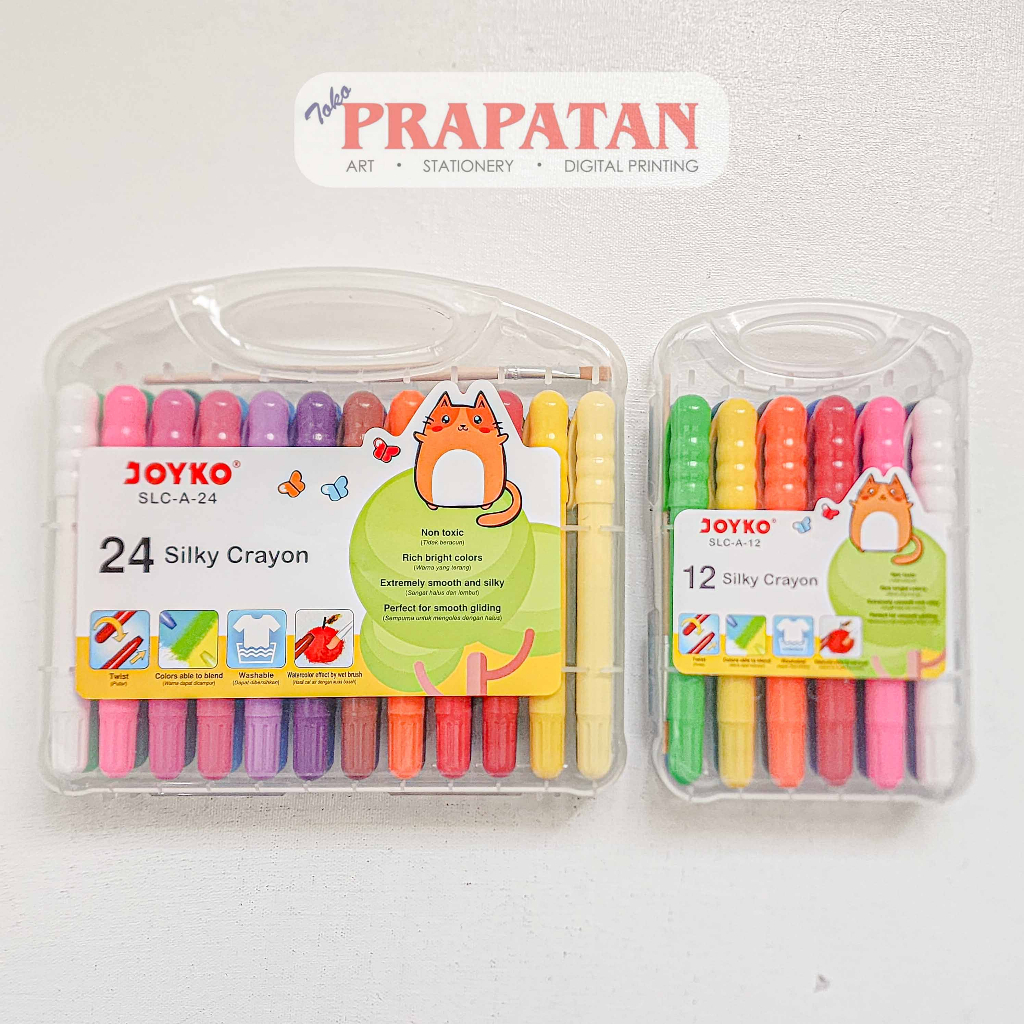 

Joyko Silky Crayon Set Crayon Silky