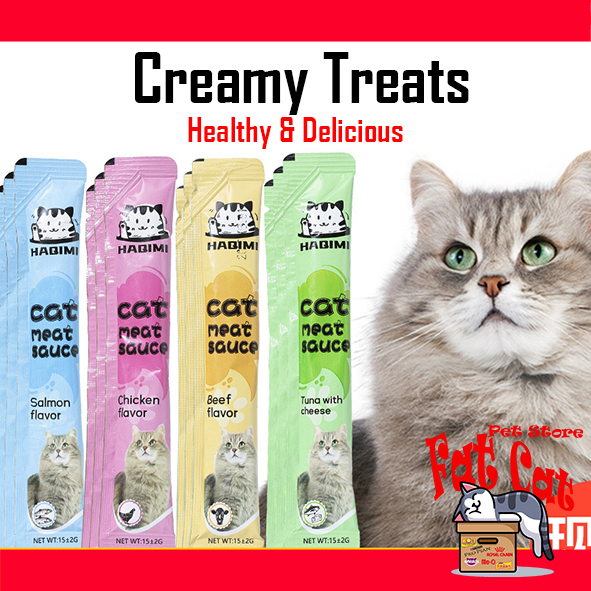 HABIMI Creamy Treats Snack Kucing All Variant 1 pcs 15g