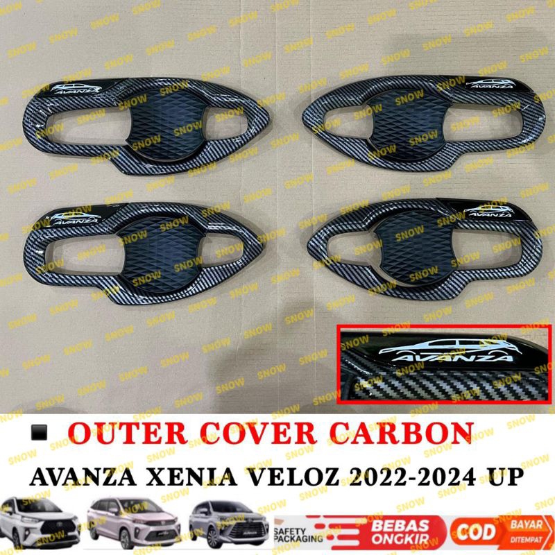 Cover Outer Avanza Xenia Veloz 2021 2022 2023 2024 UP Exclusive Carbon