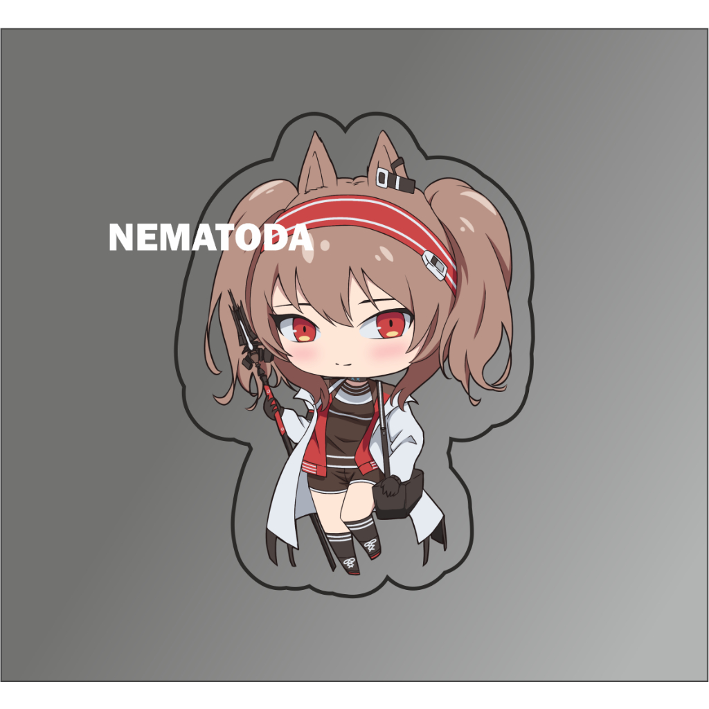 Gantungan Kunci Game Arknight Angelina - Keychain Arknight Angelina / Anime Arknight