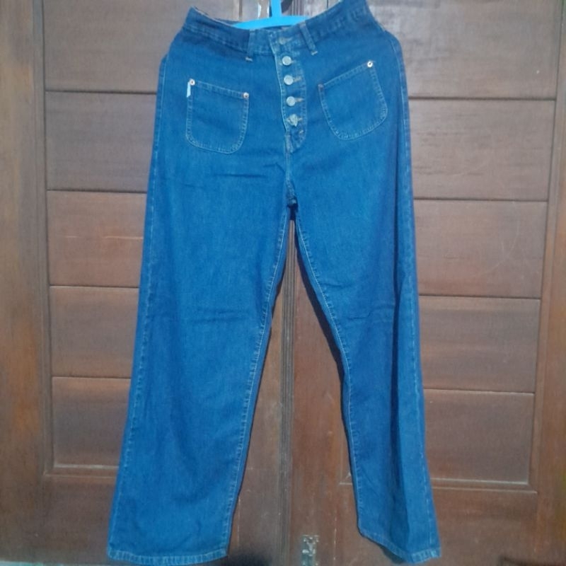 kulot preloved kargo cutbray pl kulot rawis pinggang karet pl
