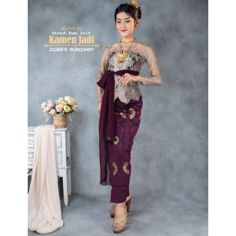 Kamen jadi motif bumi viral || rok bali ||rok songket