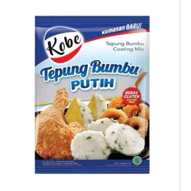 Kobe Tepung Bumbu Putih 850 gr Coating Mix Masak