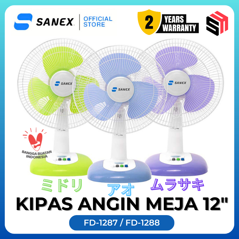 Kipas Angin Meja 12 inch / Desk Fan Sanex 12&quot; FD-1288