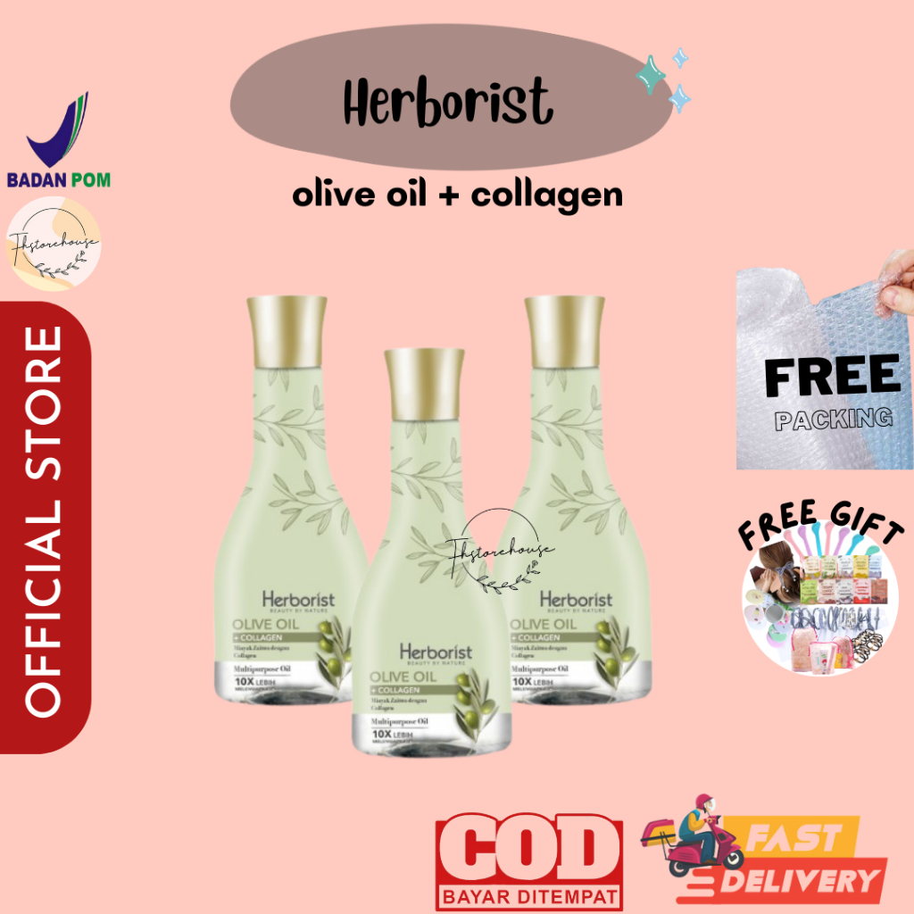 [READYSTOCK] Herborist Olive Oil + Collagen/Minyak Zaitun Herborist 150ml