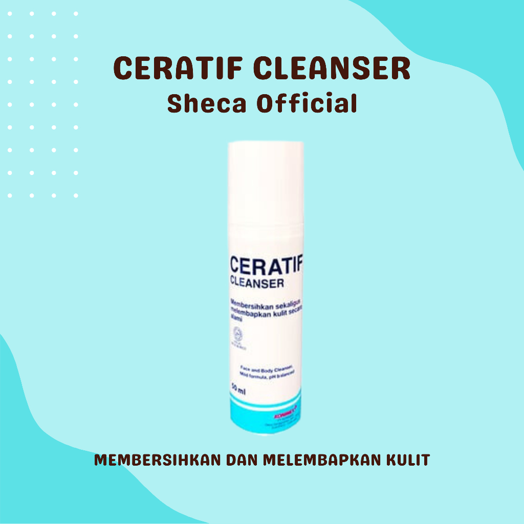 Ceratif cleanser 50ml kulit sensitif dan kering/ sabun untuk kulit sensitif / sabun untuk kulit keri