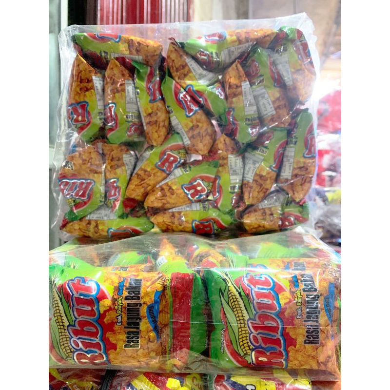 

RIBUT RASA JAGUNG BAKAR - 1 PACK ISI 20PCS @10gr