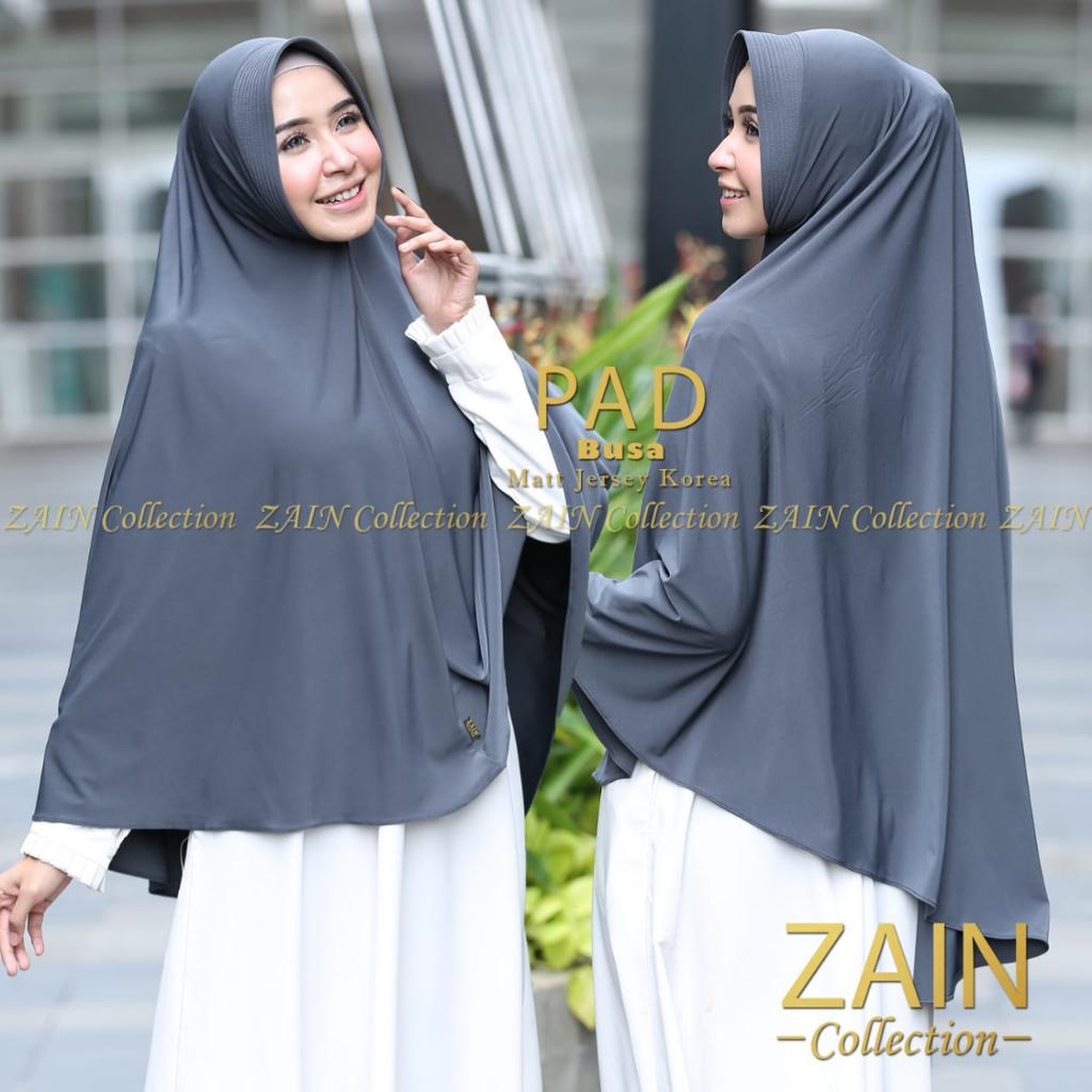 Zaincollection Hijab Khimar Syari / Jilbab Jumbo Jersey Bergo Aisyah XXXL