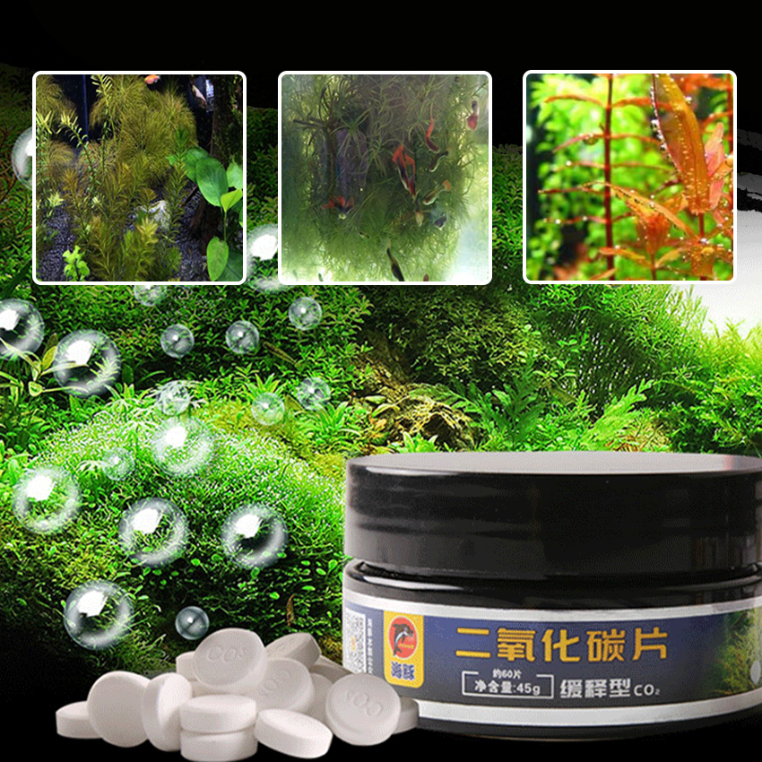 Tablet CO2 / Tablet CO2 Efervesen / Pupuk Untuk Tanaman Air / Tablet Karbon Dioksida / Tablet CO2