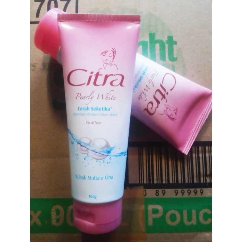 Citra facial foam mutiara cina100ml(3ps)