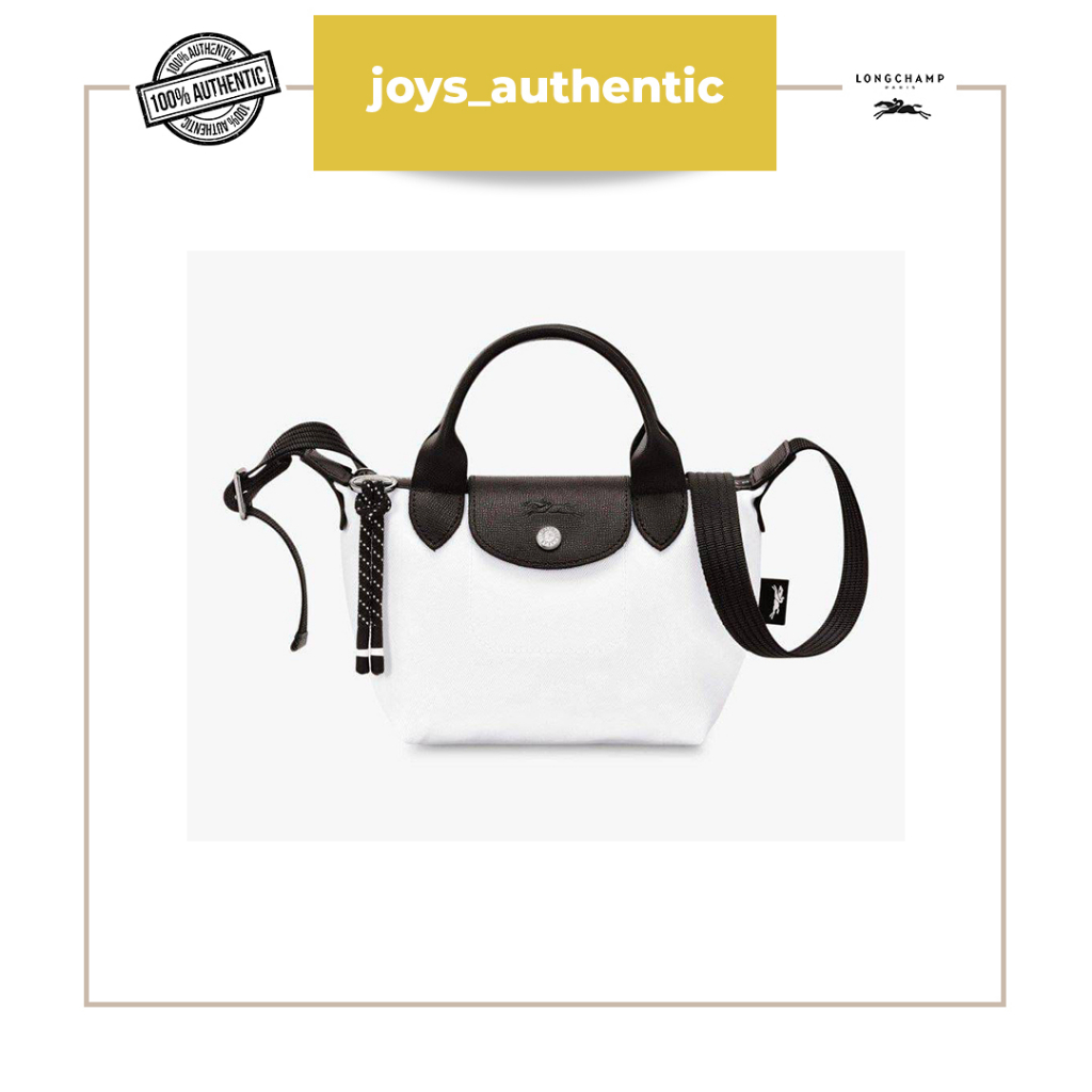 Tas Wanita Longchamp Energy XS Putih White Woman Bag Authentic Original