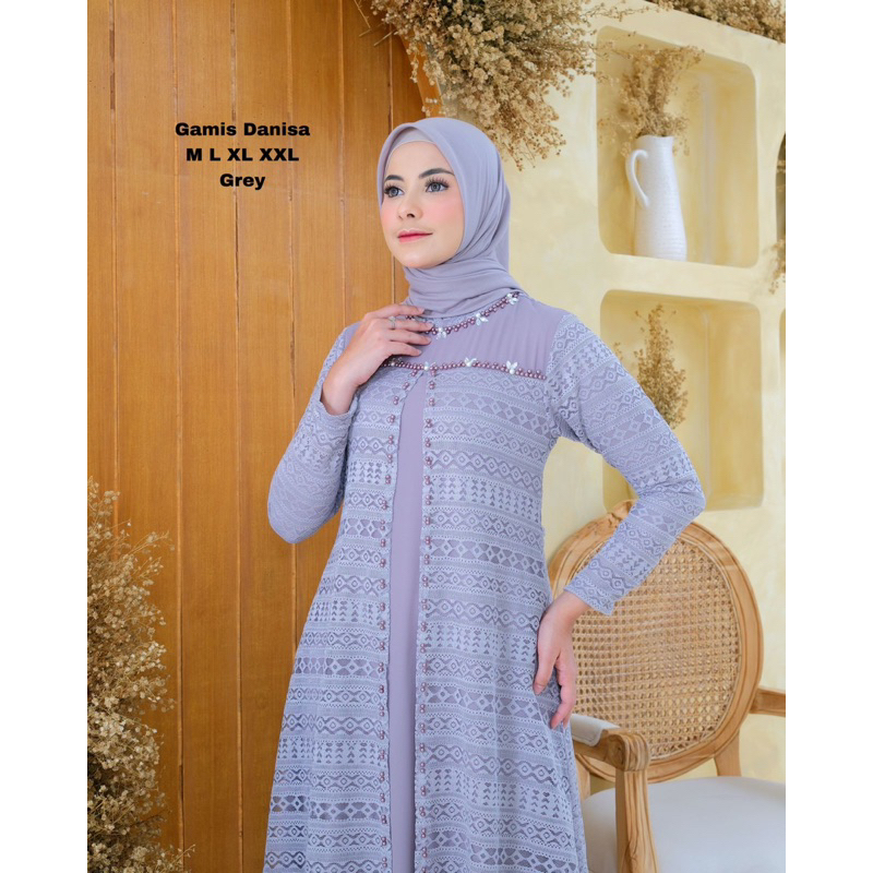 (COD) GAMIS DANISA DRES/GAMIS MEWAH PAYET/GAMIS KONDANGAN/GAMIS TERBARU/GAMIS PREMIUM/GAMIS NAURA /KEBAYA GAMIS MODERN /KEBAYA WISUDA /GAMIS BY AZURAH SHOP