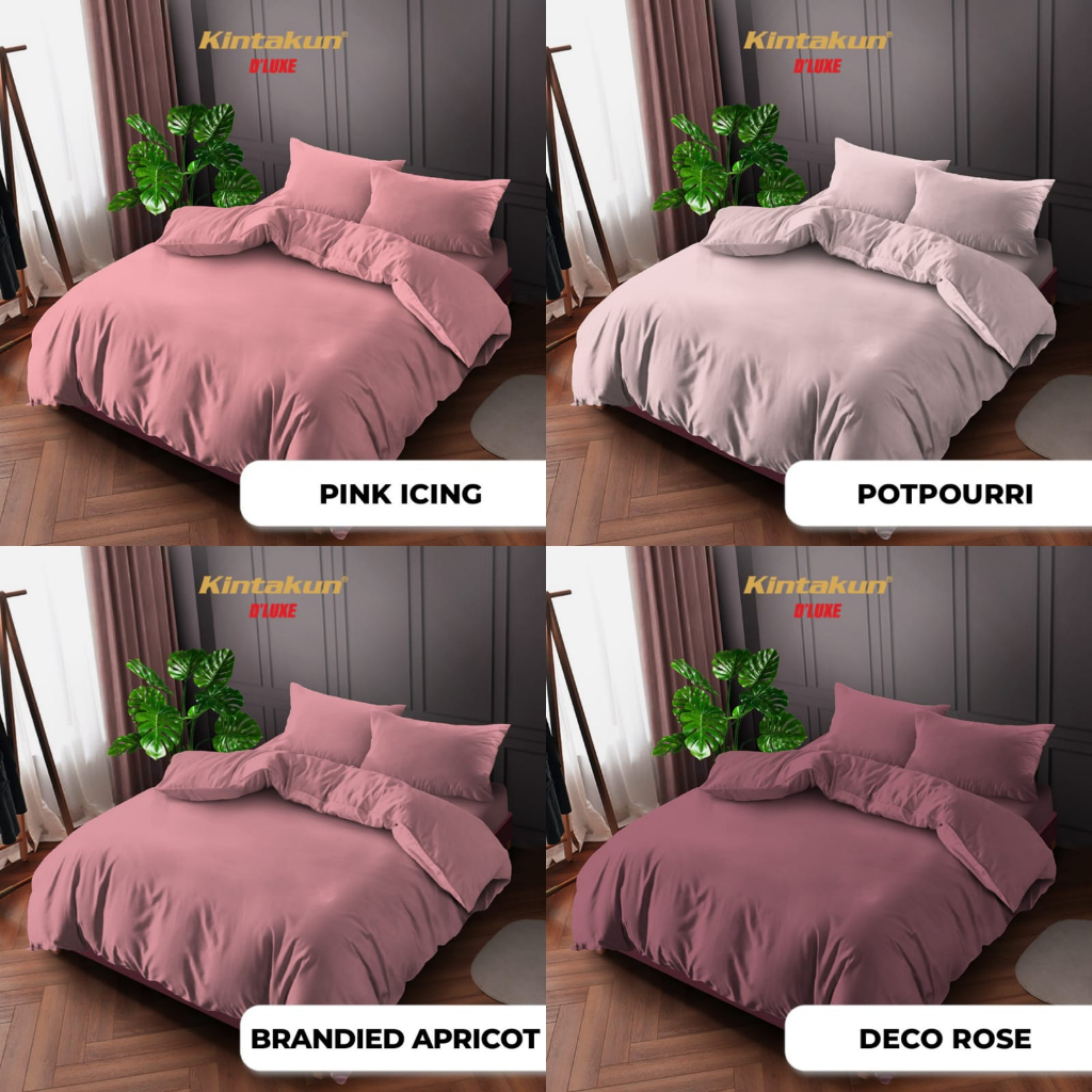 BEDCOVER SET SPREI FLAT KINTAKUN DELUXE QUEEN 160X200 PROMO PLAYNISM BADCOVER SET SEPRAI FLAT