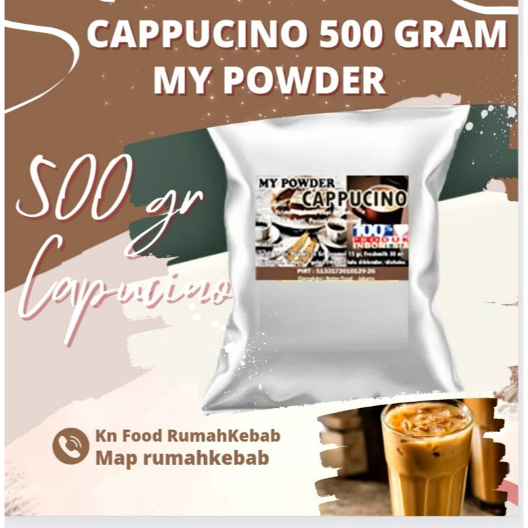 

Bubuk Minuman Rasa Cappucino Bubble drink Powder drink 500gram