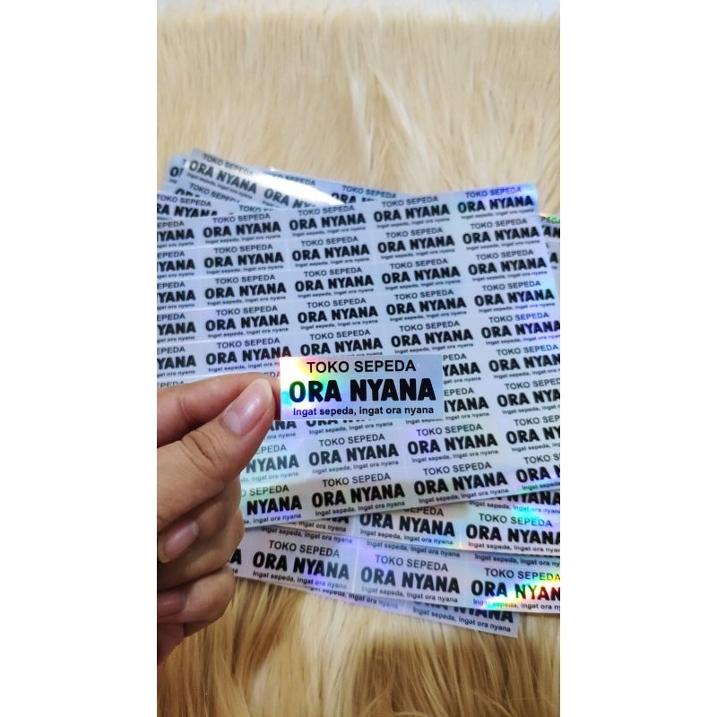 

Stiker Hologram Waterproof 0,5cm 5mm 1cm 2cm 3cm