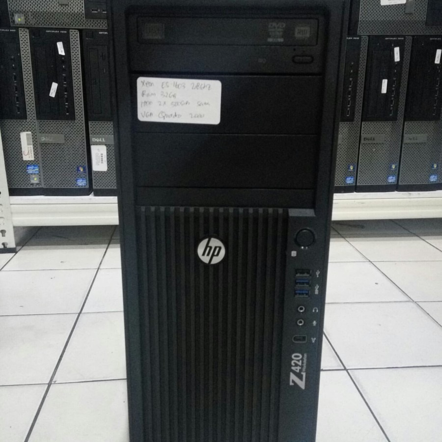 PC Server Hp Workstation Z420 - intel XEON E5 1603 - Ram 16gb - Hdd 500