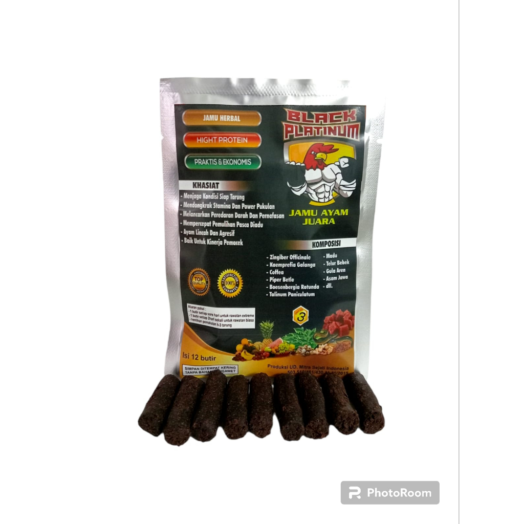 PAKET BLACK PLATINUM 12 BUTIR + RED PLATINUM 20 BUTIR - Jamu Ayam