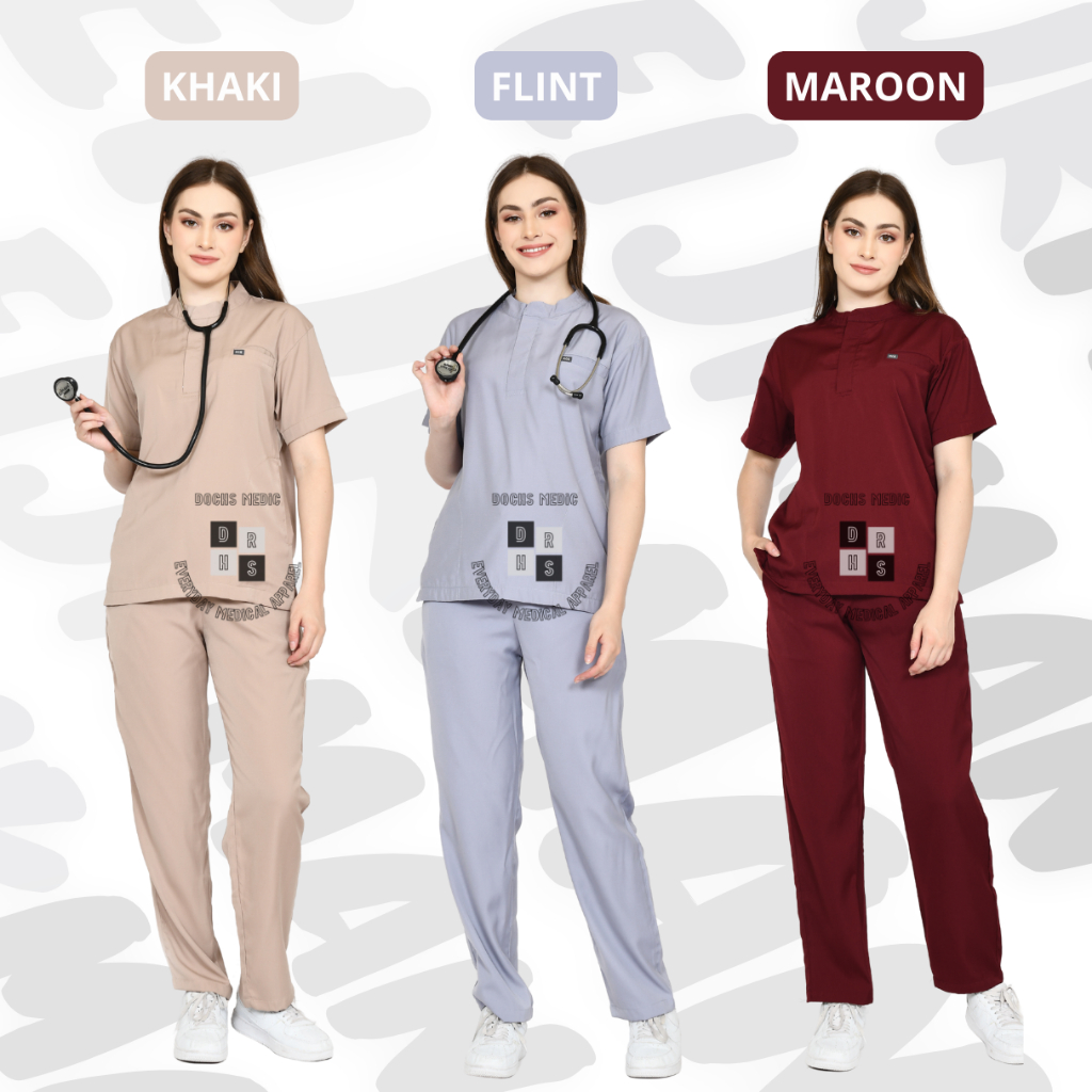 EIJKMAN Scrubs Medis / Baju OK / Baju Jaga Lengan Pendek (The Prime Scrubs By DOCHS MEDIC)