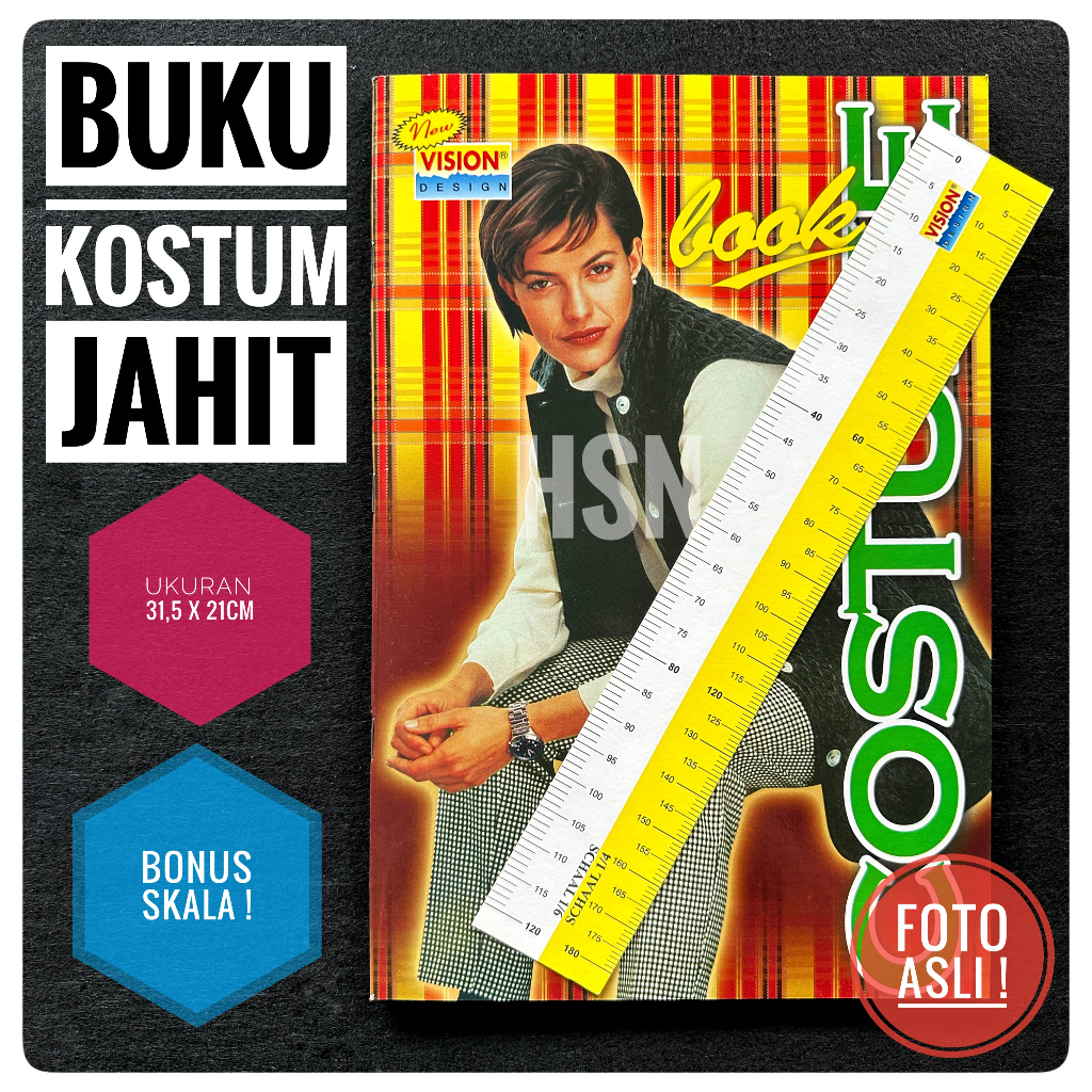 buku kostum / buku costume menjahit