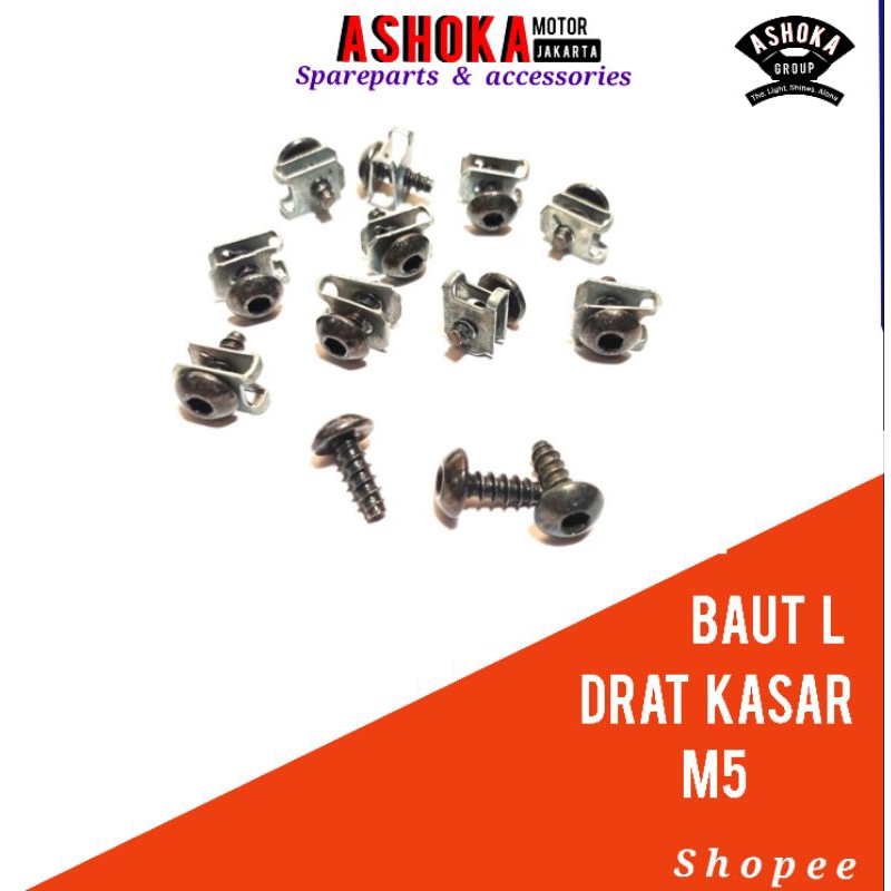 143// Baut L cover bodi body R15 R25 Xabre MX Vixion